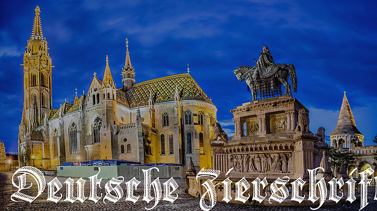Deutsche Zierschrift Font