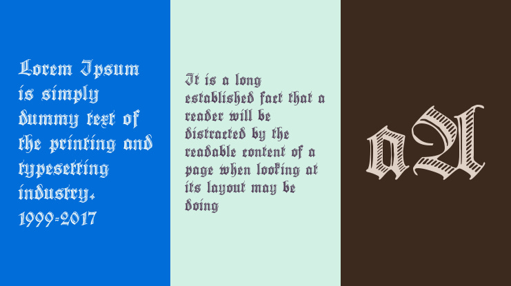 Deutsche Zierschrift Font