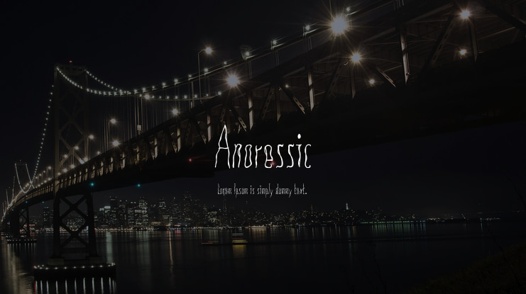 Anoressic Font