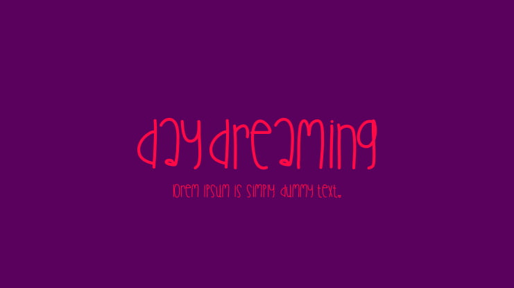 DayDreaming Font
