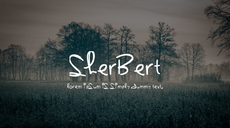 Sherbert Font