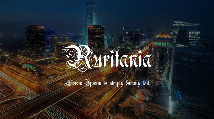 Ruritania Font Family