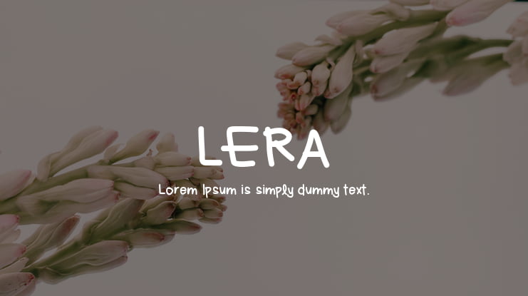 LERA Font