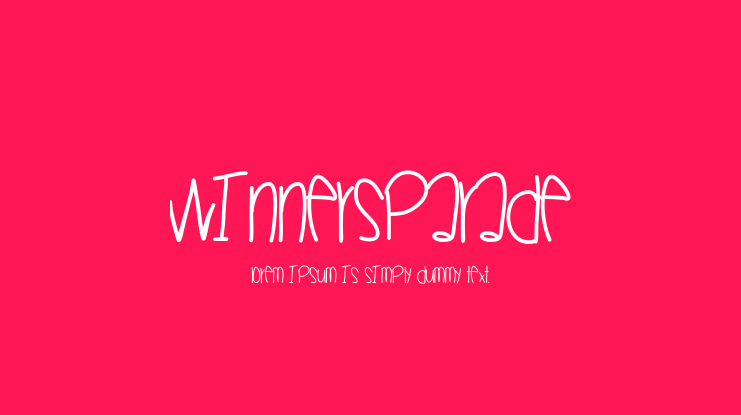 WinnersParade Font