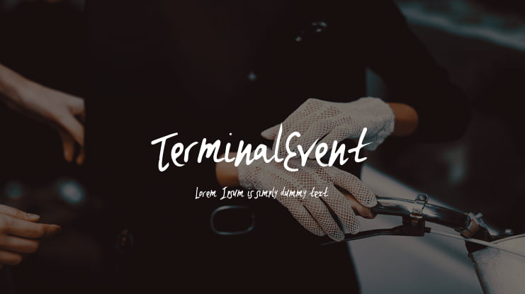 TerminalEvent Font