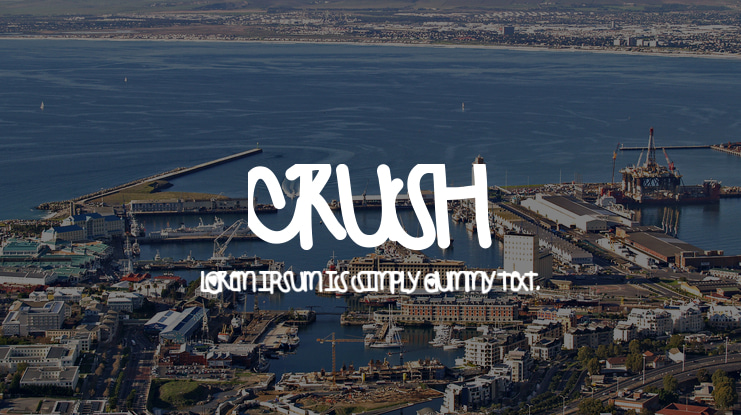 Crush Font