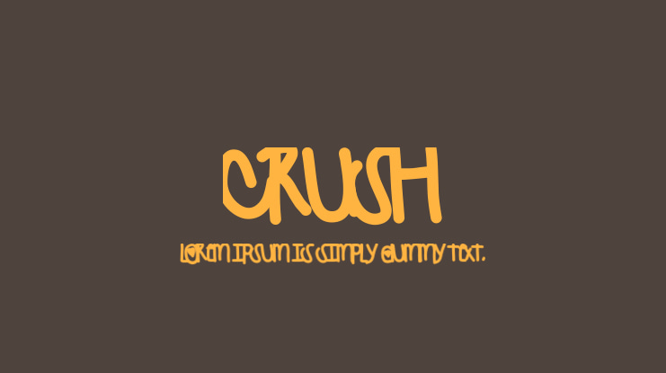 Crush Font