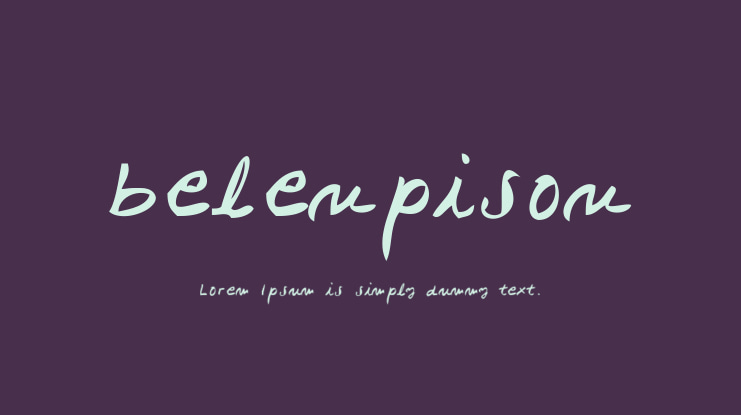 belenpison Font