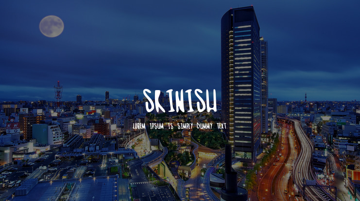 skinish Font