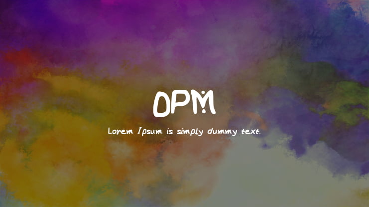 OPM Font