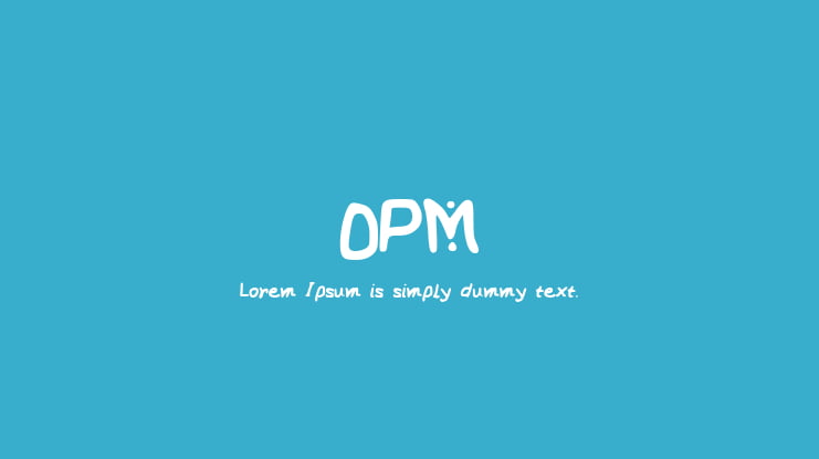 OPM Font