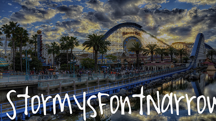 StormysFontNarrow Font