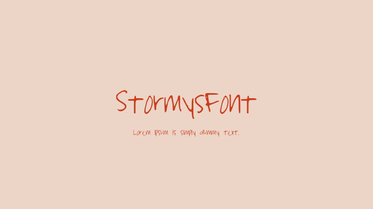 StormysFont Font