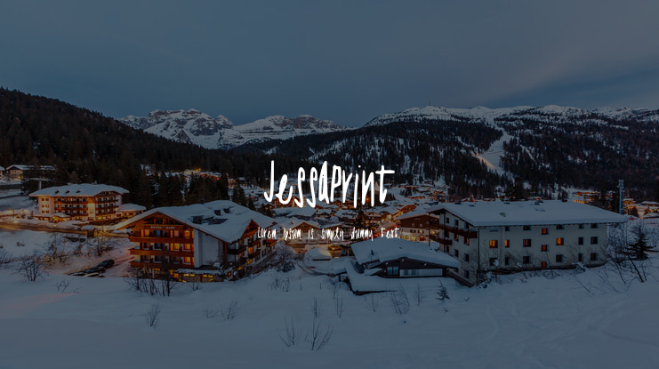 JessaPrint Font