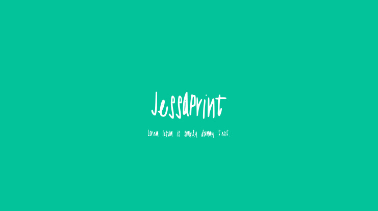 JessaPrint Font