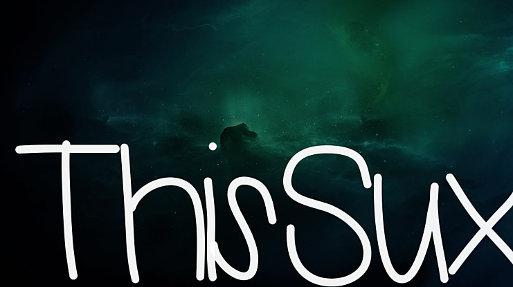 ThisSux Font