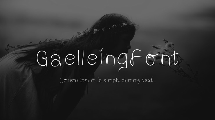 GaelleingFont Font