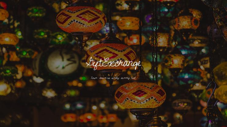 GiftExchange Font