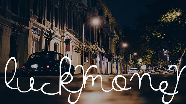LuckyMoney Font