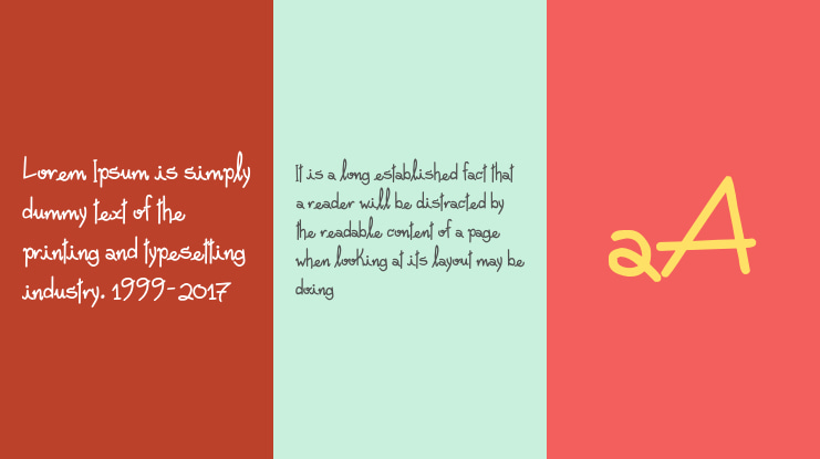 Freehand Written Font