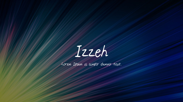 Izzeh Font