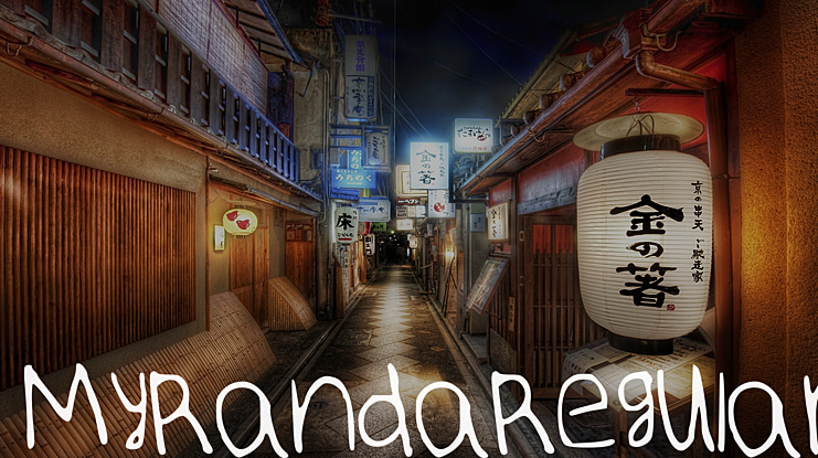MyRandaRegular Font