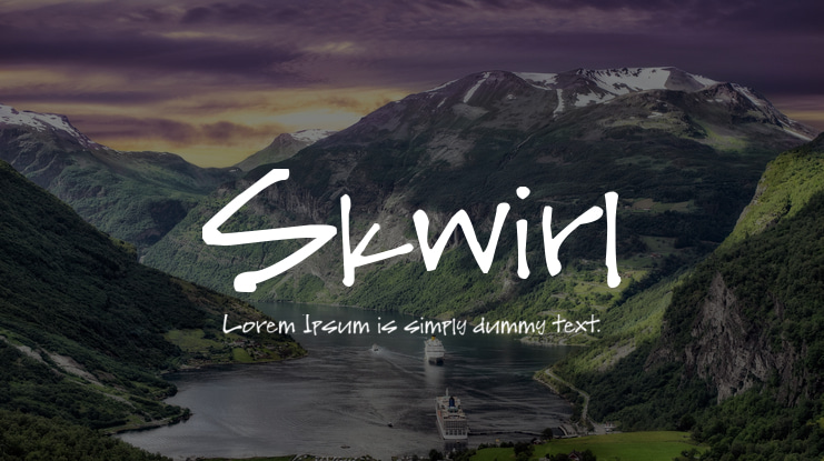 Skwirl Font