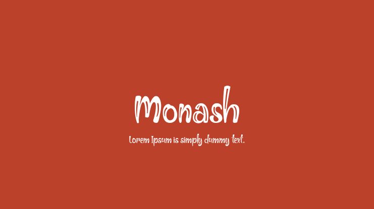 Monash Font