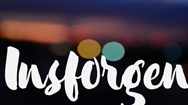Insforgen Font