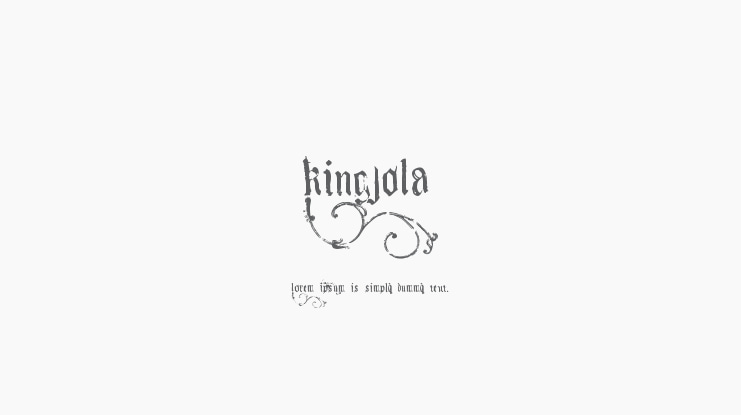 Kingjola Font