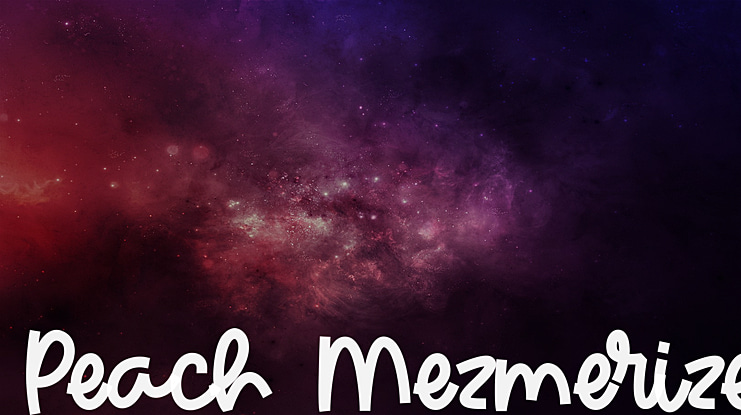 Peach Mezmerize Font