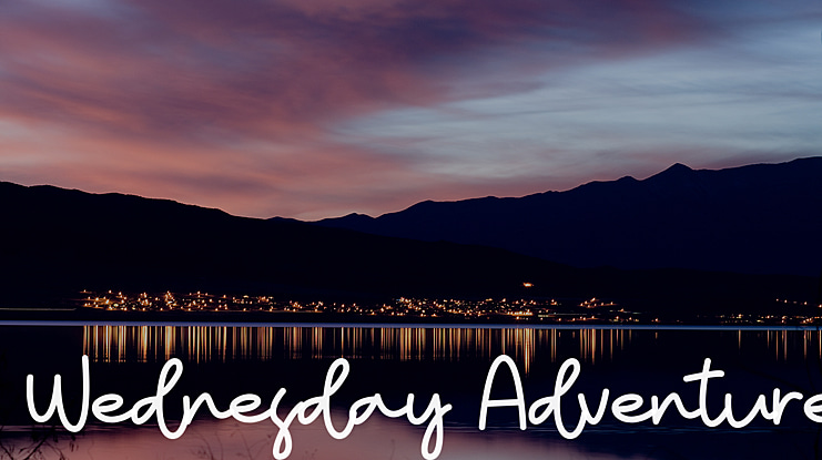 Wednesday Adventure Font