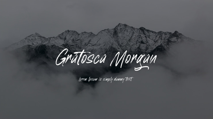 Gratosca Morgan Font