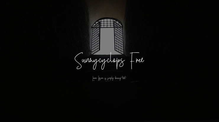 Sunnycyclops Free Font