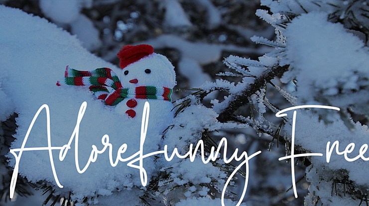 Adorefunny Free Font