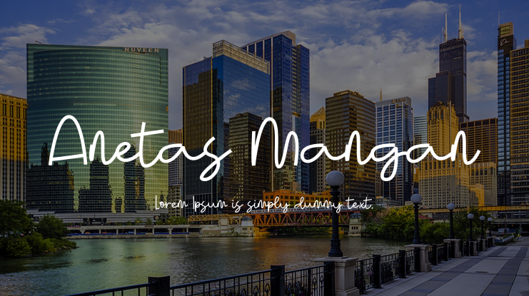 Anetas Mangan Font