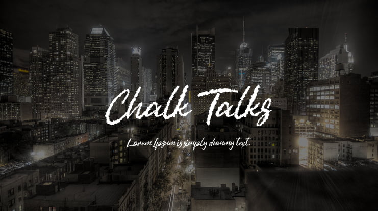 Chalk Talks Font