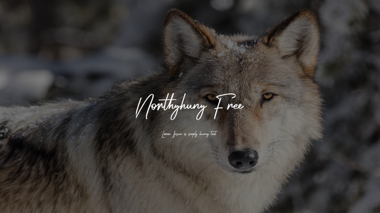 Northyhuny Free Font