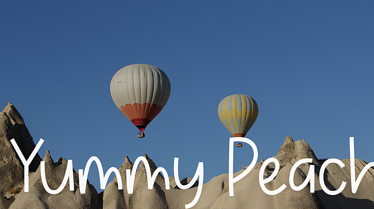 Yummy Peach Font