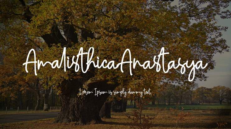 AmalisthicaAnastasya Font