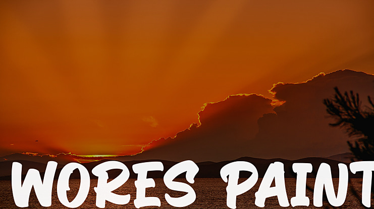 Wores Paint Font