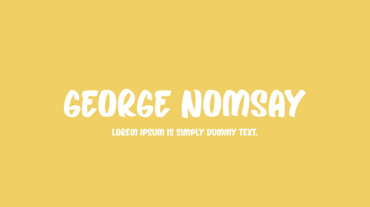 George Nomsay Font