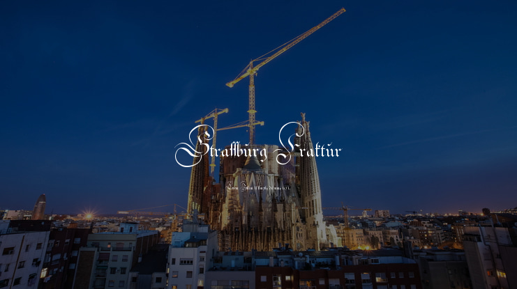 Strassburg Fraktur Font