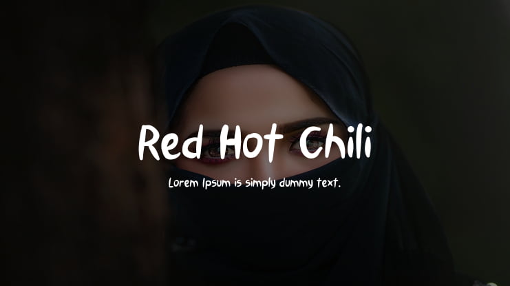 Red Hot Chili Font