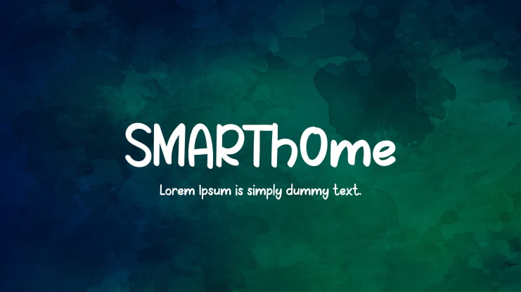 SMARTh0me Font