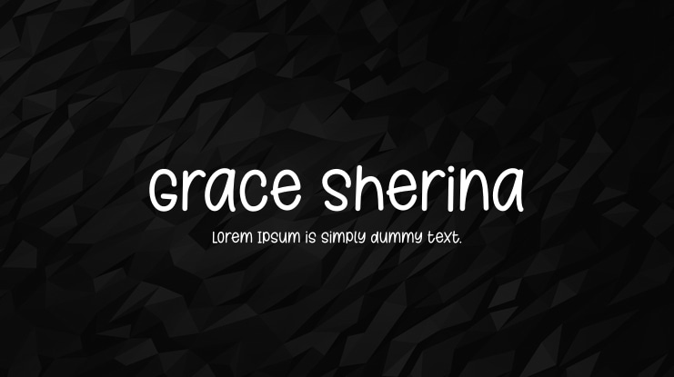 Grace Sherina Font