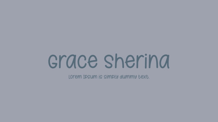 Grace Sherina Font
