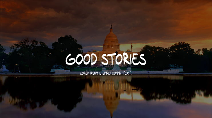 Good Stories Font