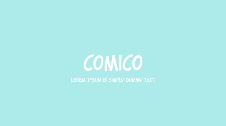 Comico Font