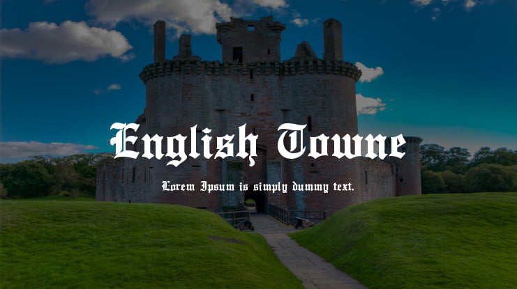 English Towne Font